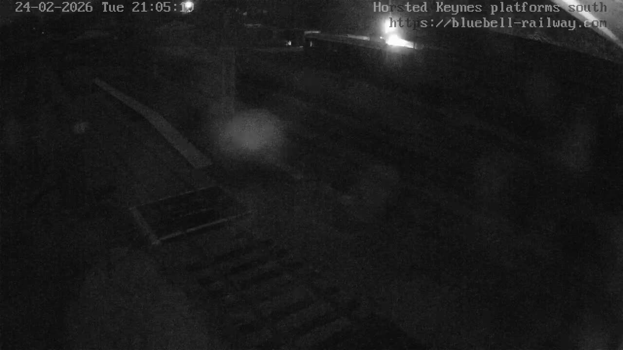 Horsted Keynes Station , Bluebell Railway (Platforms South) Live Cam - Mid Sussex, West Sussex, South East, England, United Kingdom