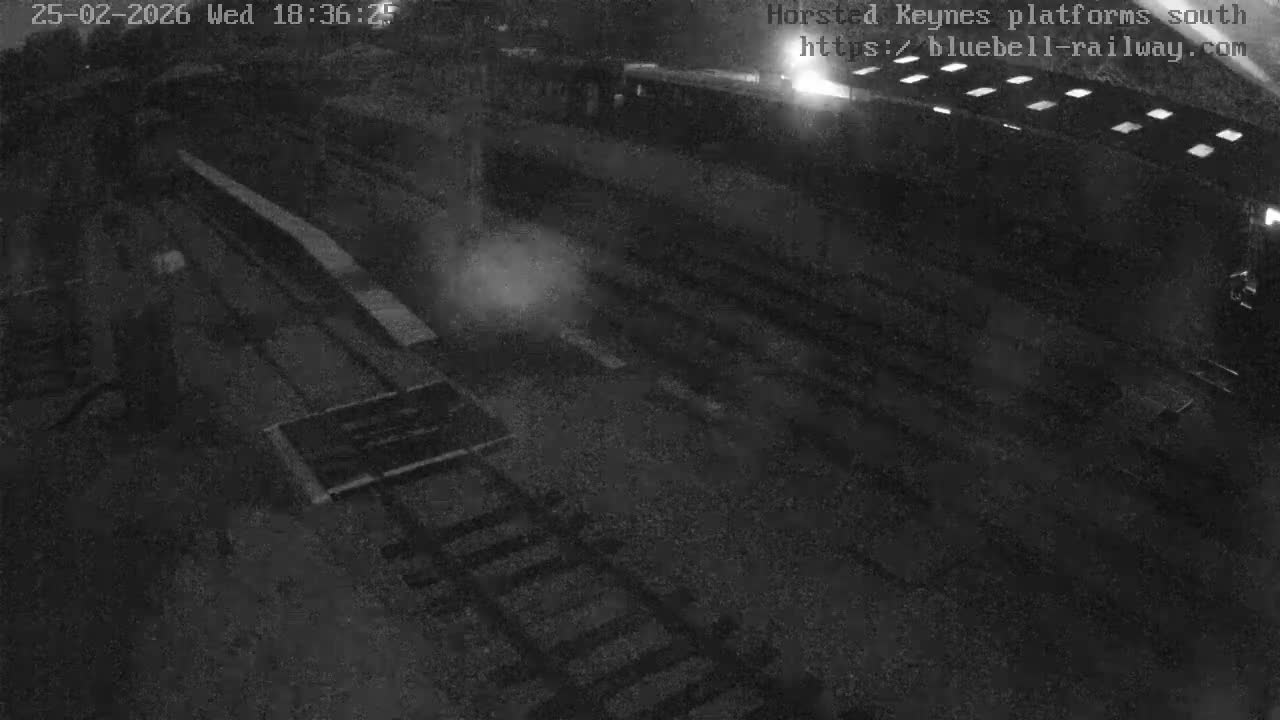 Horsted Keynes Station , Bluebell Railway (Platforms South) Live Cam - Mid Sussex, West Sussex, South East, England, United Kingdom