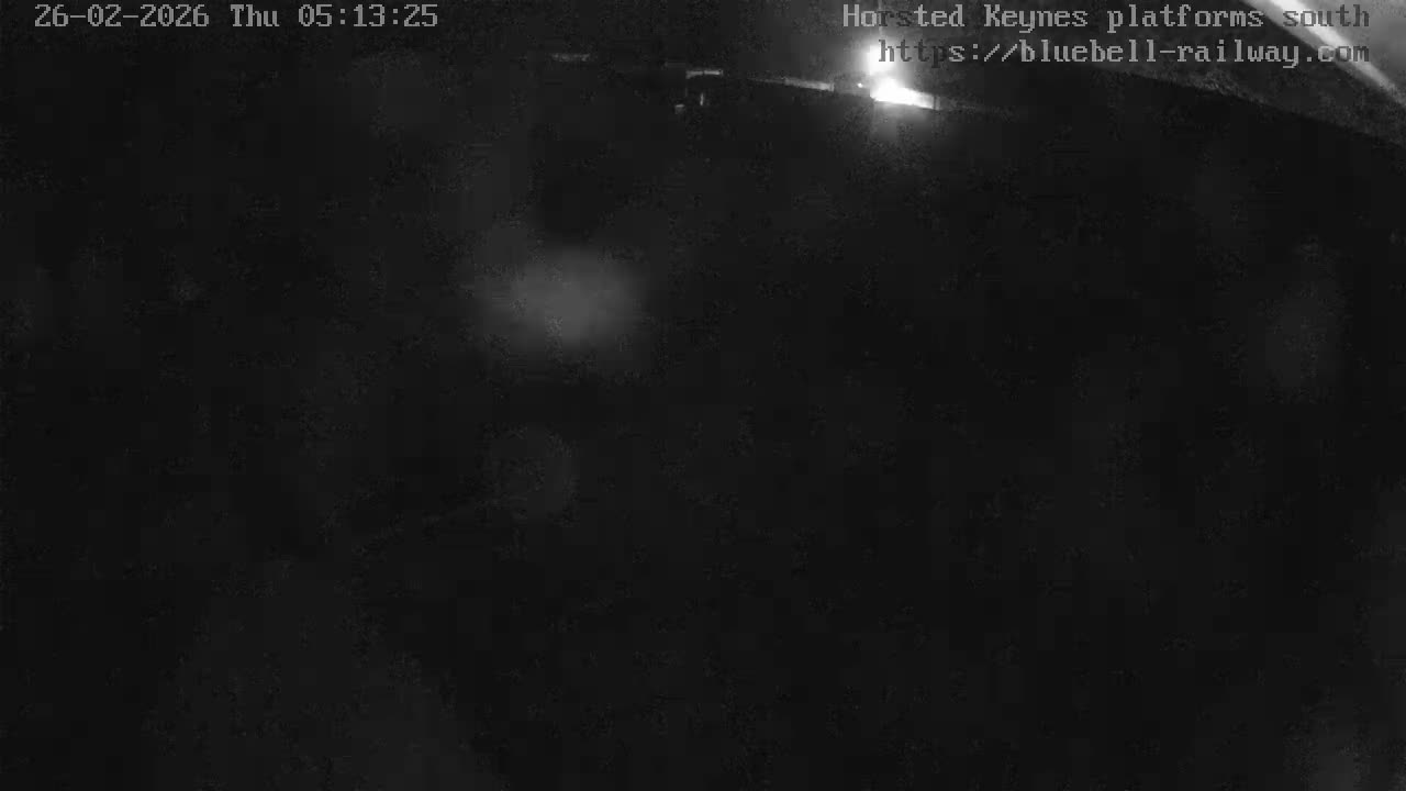 Horsted Keynes Station , Bluebell Railway (Platforms South) Live Cam - Mid Sussex, West Sussex, South East, England, United Kingdom