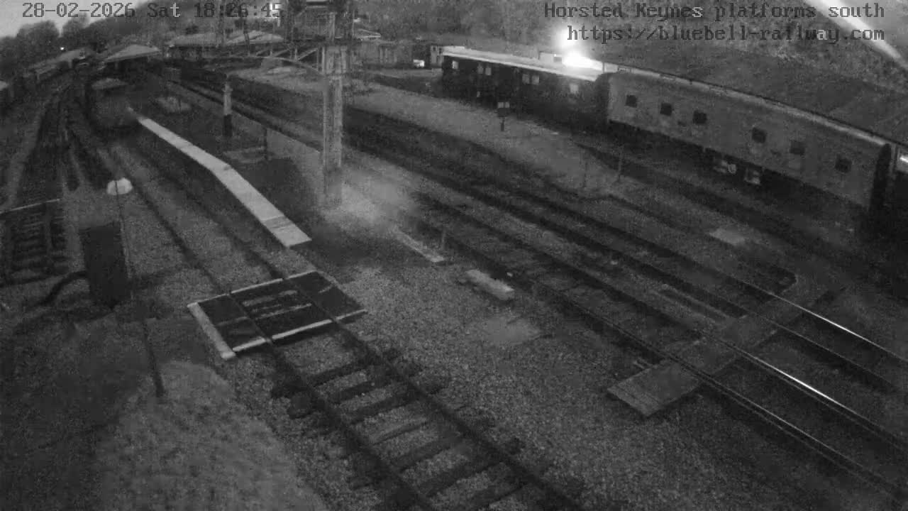 Horsted Keynes Station , Bluebell Railway (Platforms South) Live Cam - Mid Sussex, West Sussex, South East, England, United Kingdom