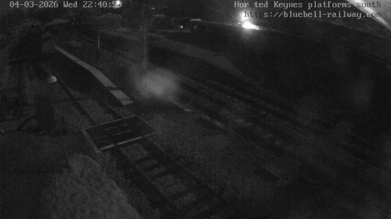 Horsted Keynes Station , Bluebell Railway (Platforms South) Live Cam - Mid Sussex, West Sussex, South East, England, United Kingdom