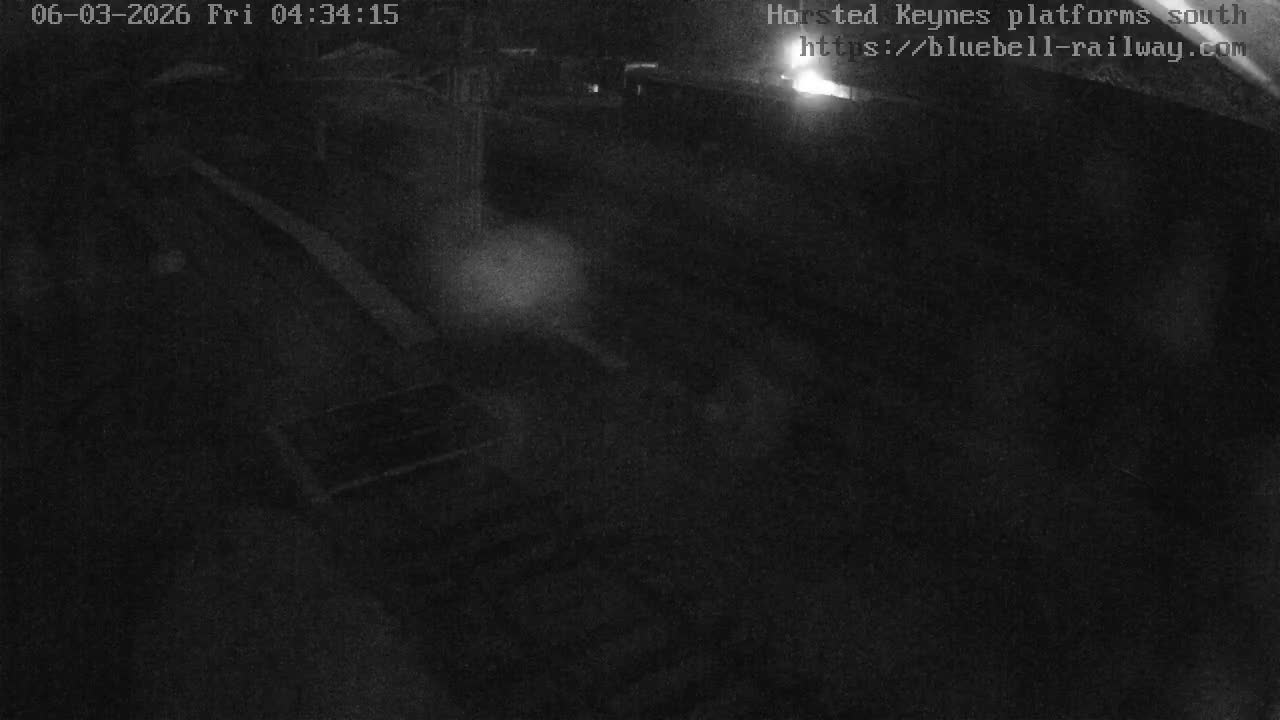 Horsted Keynes Station , Bluebell Railway (Platforms South) Live Cam - Mid Sussex, West Sussex, South East, England, United Kingdom