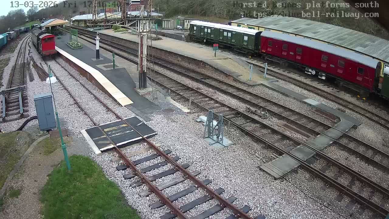 Horsted Keynes Station , Bluebell Railway (Platforms South) Live Cam - Mid Sussex, West Sussex, South East, England, United Kingdom