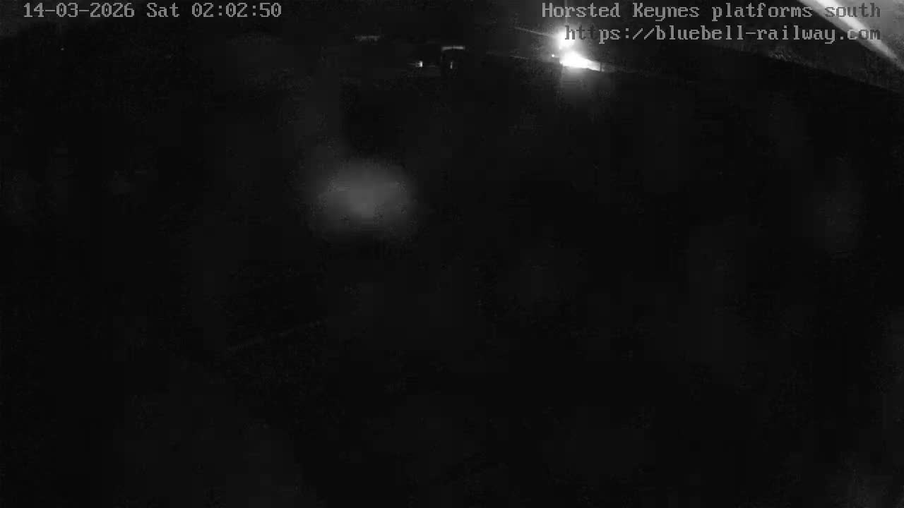 Horsted Keynes Station , Bluebell Railway (Platforms South) Live Cam - Mid Sussex, West Sussex, South East, England, United Kingdom