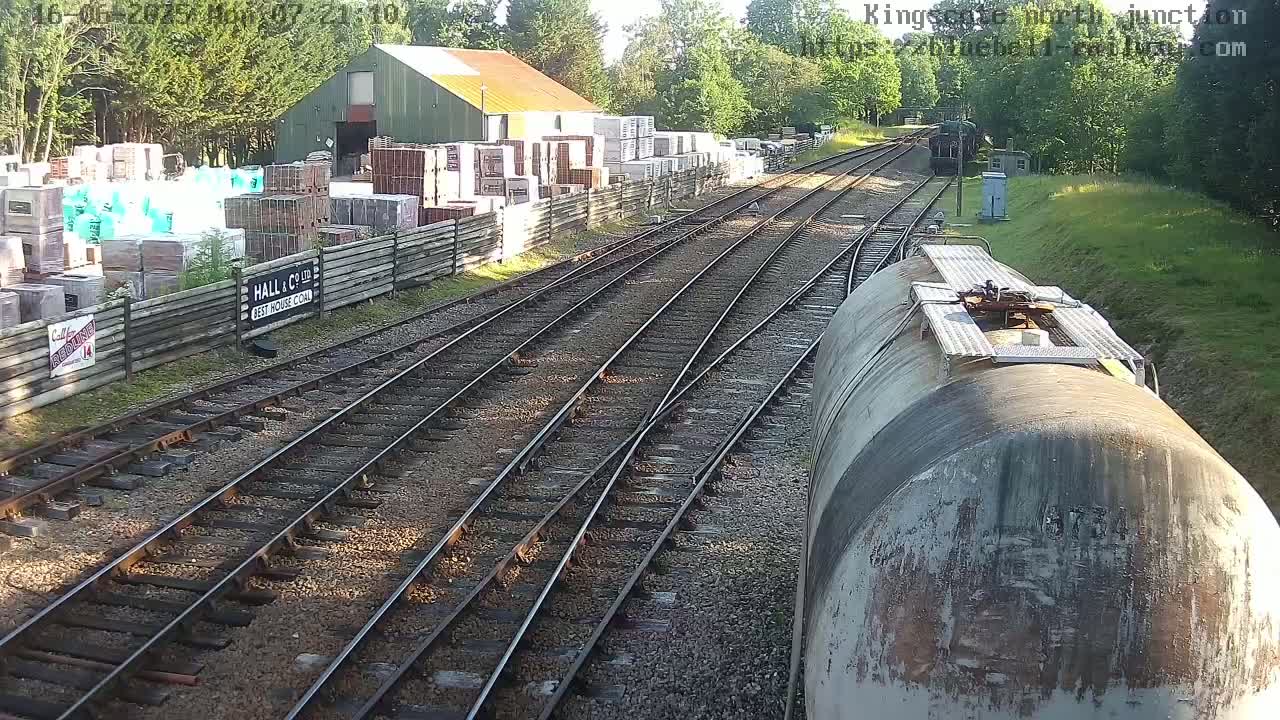 Kingscote Station , Bluebell Railway (North Junction) Live Cam - East Grinstead, Mid Sussex, West Sussex, South East, England, United Kingdom