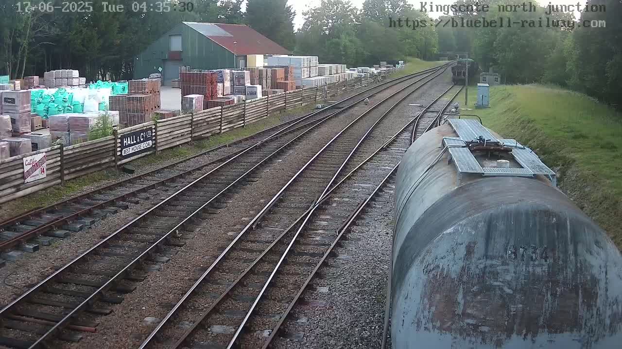 Kingscote Station , Bluebell Railway (North Junction) Live Cam - East Grinstead, Mid Sussex, West Sussex, South East, England, United Kingdom