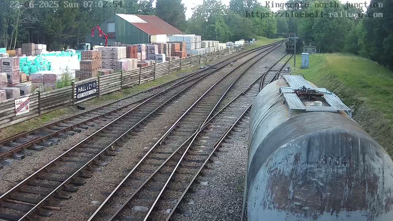 Kingscote Station , Bluebell Railway (North Junction) Live Cam - East Grinstead, Mid Sussex, West Sussex, South East, England, United Kingdom