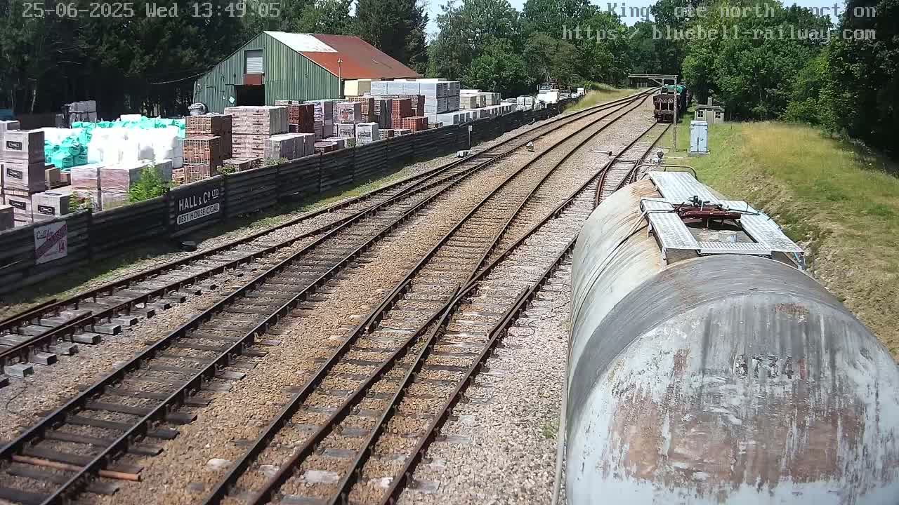 Kingscote Station , Bluebell Railway (North Junction) Live Cam - East Grinstead, Mid Sussex, West Sussex, South East, England, United Kingdom