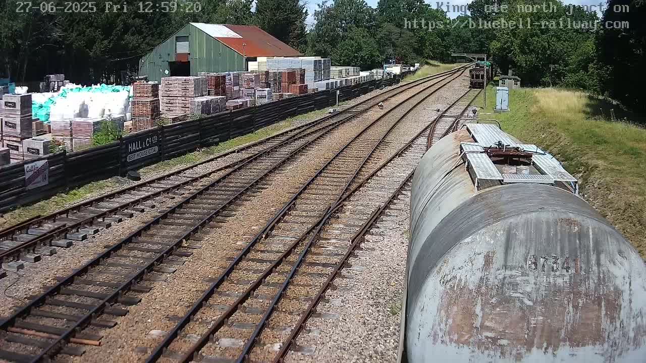 Kingscote Station , Bluebell Railway (North Junction) Live Cam - East Grinstead, Mid Sussex, West Sussex, South East, England, United Kingdom
