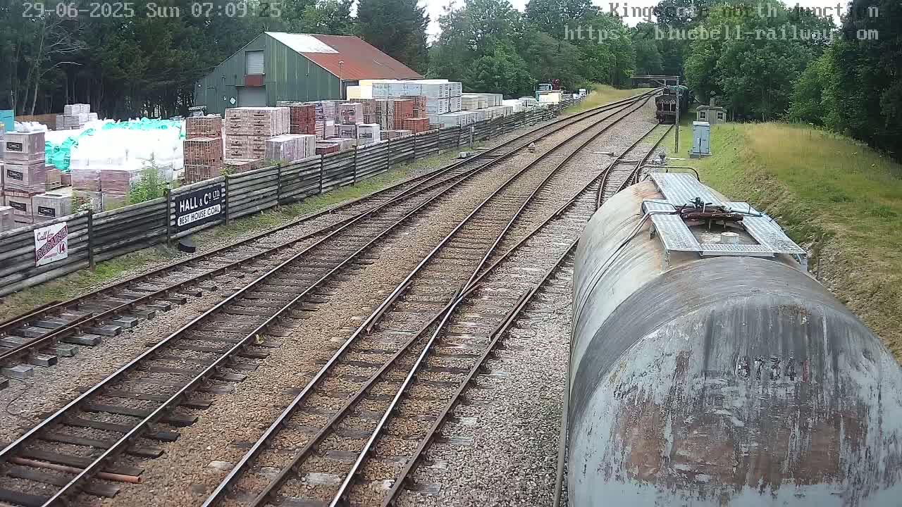 Kingscote Station , Bluebell Railway (North Junction) Live Cam - East Grinstead, Mid Sussex, West Sussex, South East, England, United Kingdom
