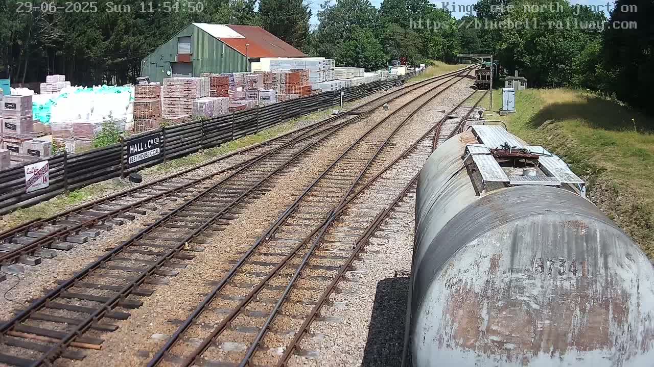 Kingscote Station , Bluebell Railway (North Junction) Live Cam - East Grinstead, Mid Sussex, West Sussex, South East, England, United Kingdom