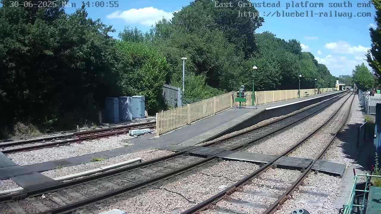 Kingscote Station , Bluebell Railway (North Junction) Live Cam - East Grinstead, Mid Sussex, West Sussex, South East, England, United Kingdom
