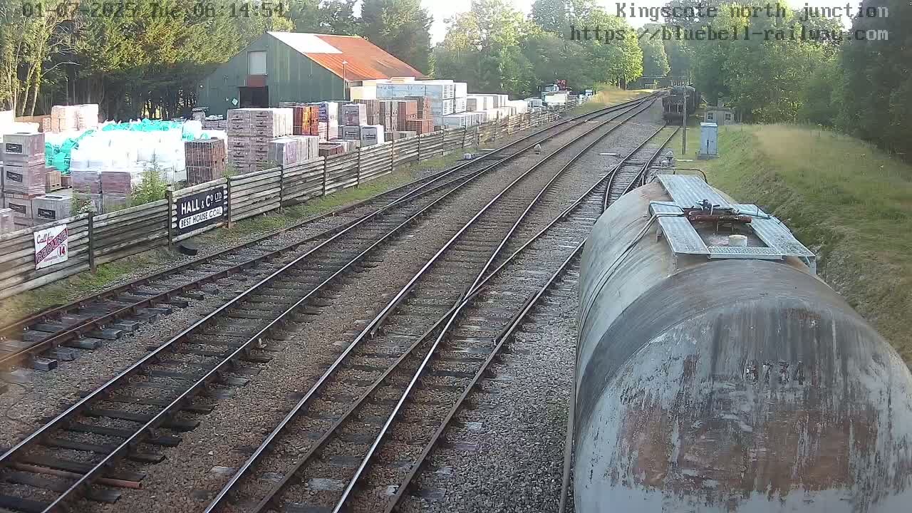 Kingscote Station , Bluebell Railway (North Junction) Live Cam - East Grinstead, Mid Sussex, West Sussex, South East, England, United Kingdom