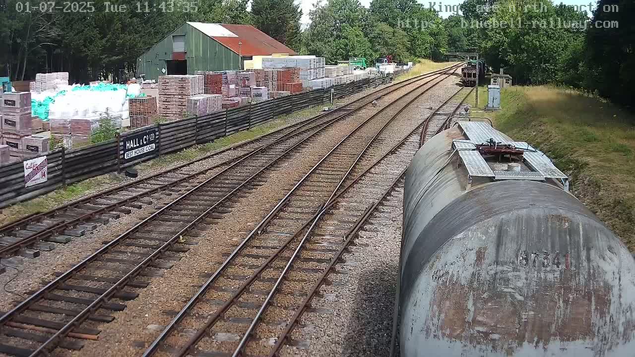Kingscote Station , Bluebell Railway (North Junction) Live Cam - East Grinstead, Mid Sussex, West Sussex, South East, England, United Kingdom