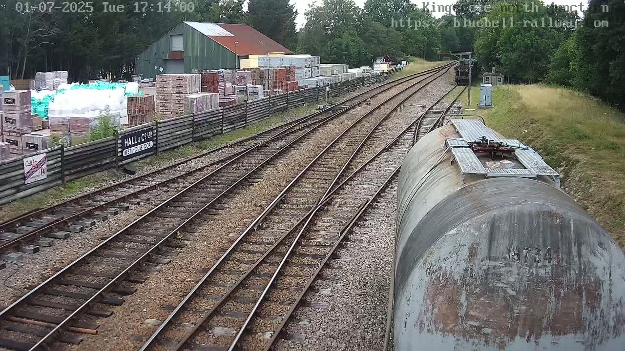 Kingscote Station , Bluebell Railway (North Junction) Live Cam - East Grinstead, Mid Sussex, West Sussex, South East, England, United Kingdom