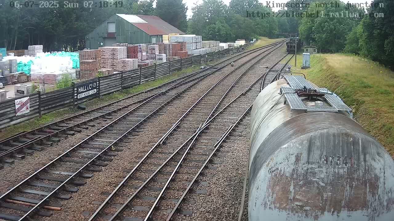 Kingscote Station , Bluebell Railway (North Junction) Live Cam - East Grinstead, Mid Sussex, West Sussex, South East, England, United Kingdom