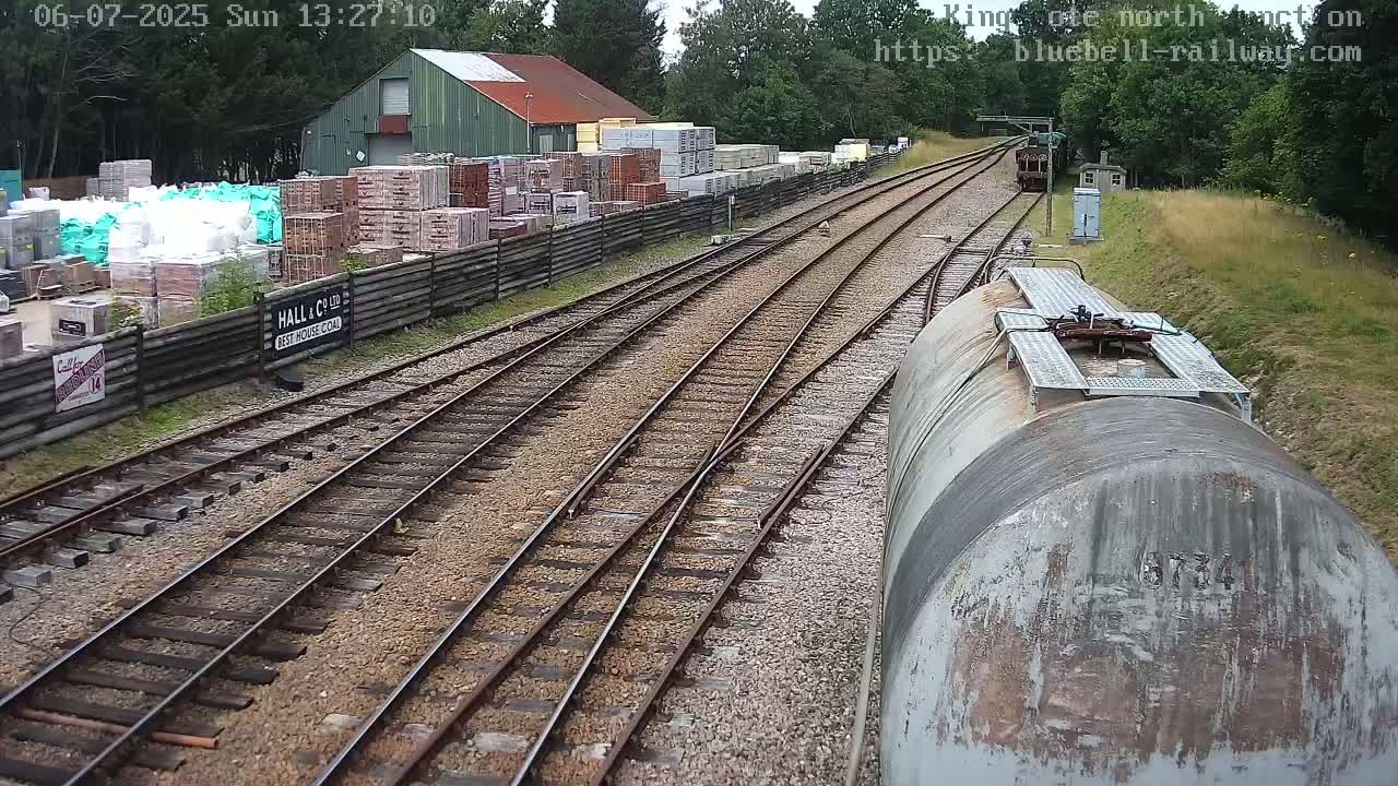 Kingscote Station , Bluebell Railway (North Junction) Live Cam - East Grinstead, Mid Sussex, West Sussex, South East, England, United Kingdom