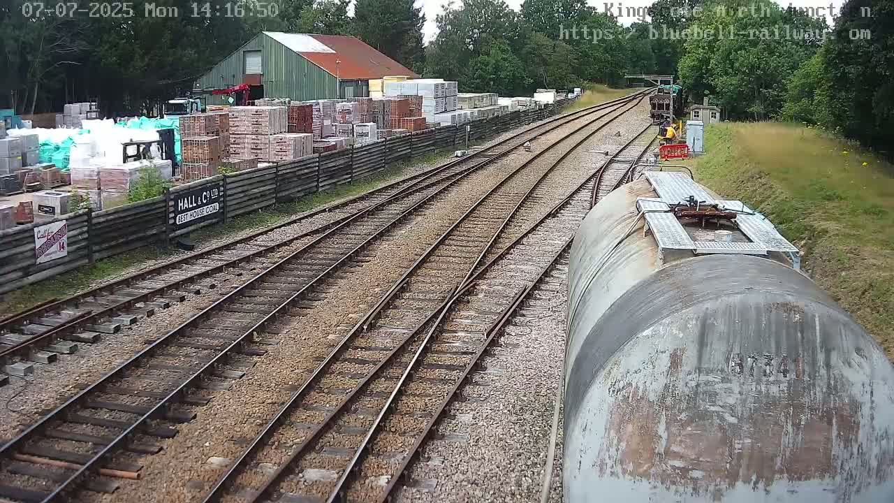 Kingscote Station , Bluebell Railway (North Junction) Live Cam - East Grinstead, Mid Sussex, West Sussex, South East, England, United Kingdom