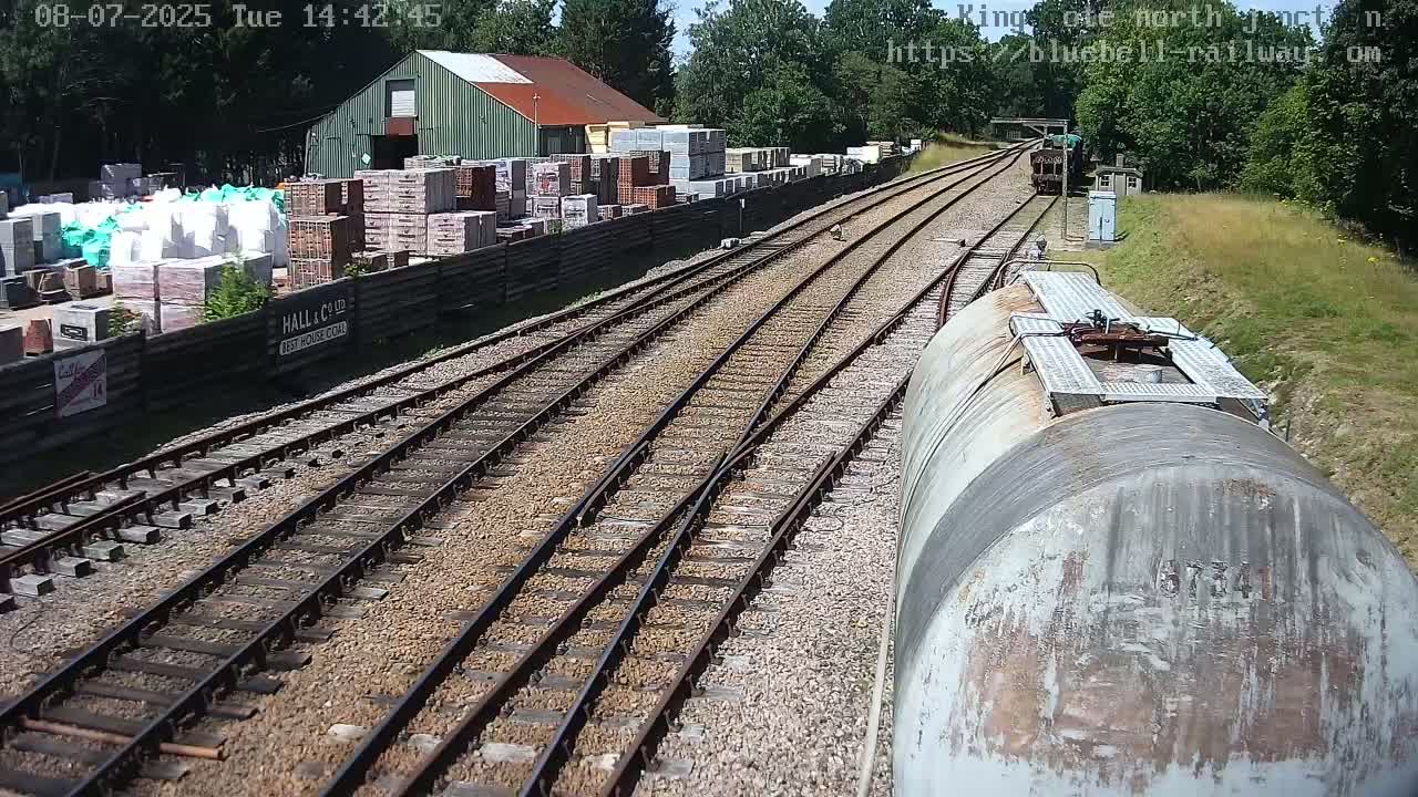 Kingscote Station , Bluebell Railway (North Junction) Live Cam - East Grinstead, Mid Sussex, West Sussex, South East, England, United Kingdom