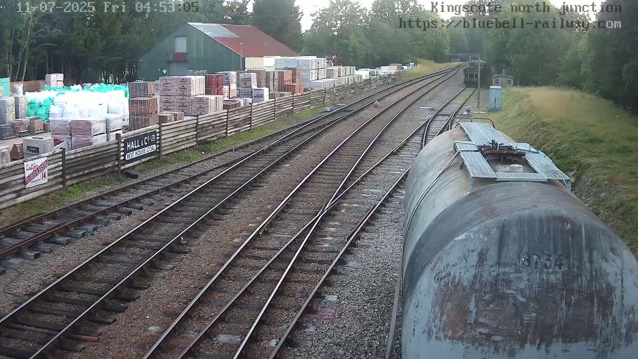 Kingscote Station , Bluebell Railway (North Junction) Live Cam - East Grinstead, Mid Sussex, West Sussex, South East, England, United Kingdom