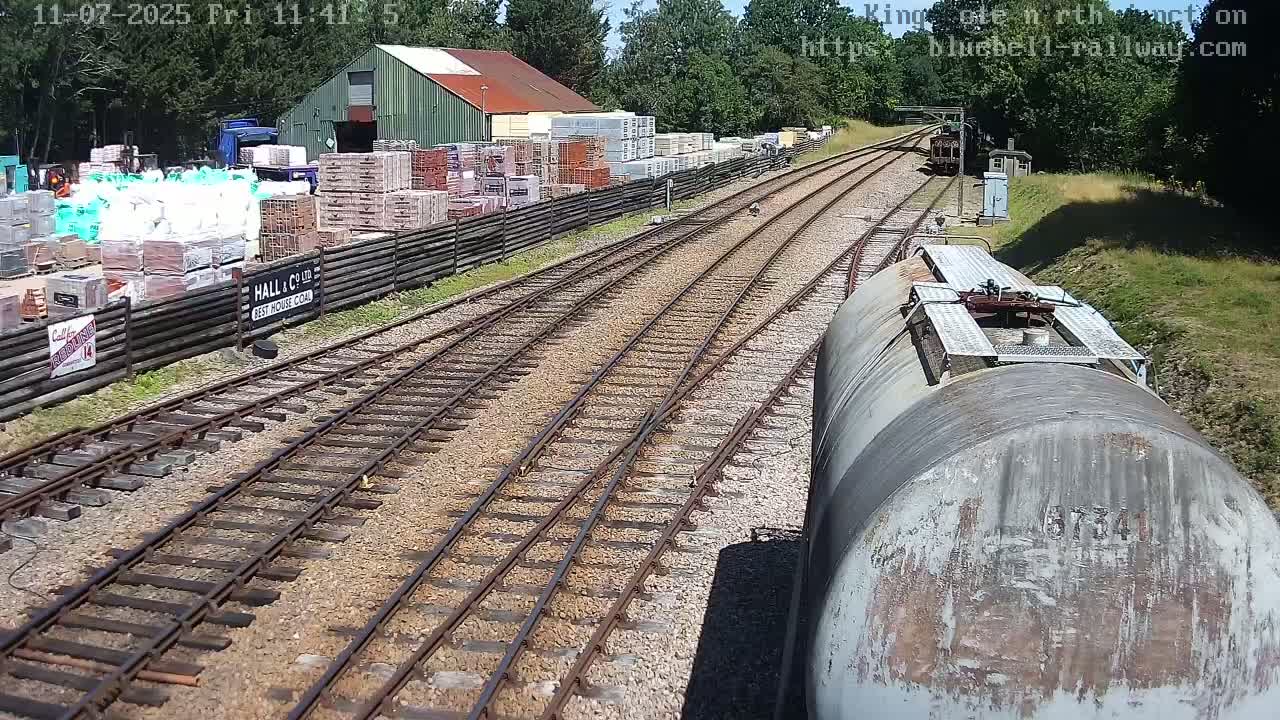 Kingscote Station , Bluebell Railway (North Junction) Live Cam - East Grinstead, Mid Sussex, West Sussex, South East, England, United Kingdom