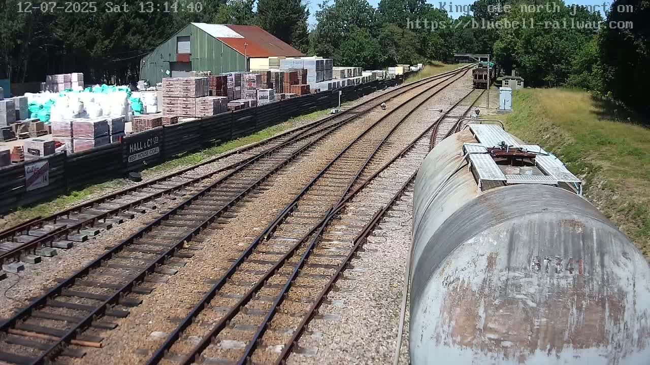 Kingscote Station , Bluebell Railway (North Junction) Live Cam - East Grinstead, Mid Sussex, West Sussex, South East, England, United Kingdom