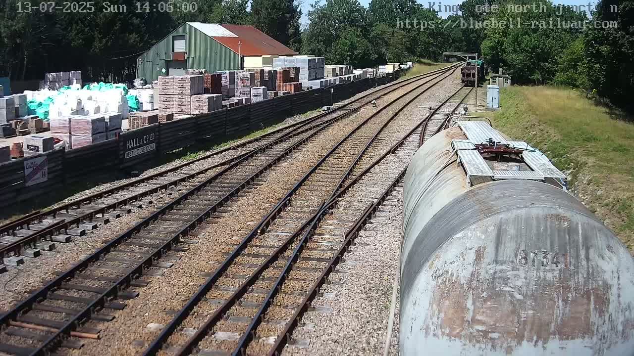 Kingscote Station , Bluebell Railway (North Junction) Live Cam - East Grinstead, Mid Sussex, West Sussex, South East, England, United Kingdom