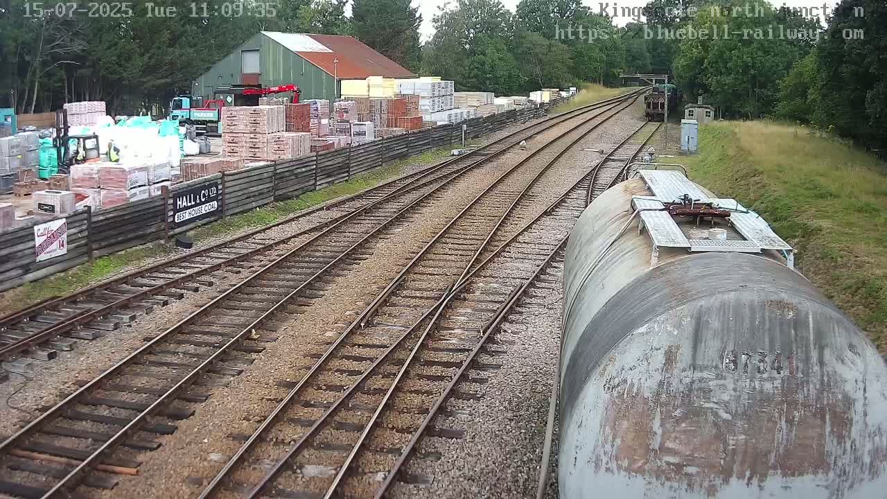 Kingscote Station , Bluebell Railway (North Junction) Live Cam - East Grinstead, Mid Sussex, West Sussex, South East, England, United Kingdom