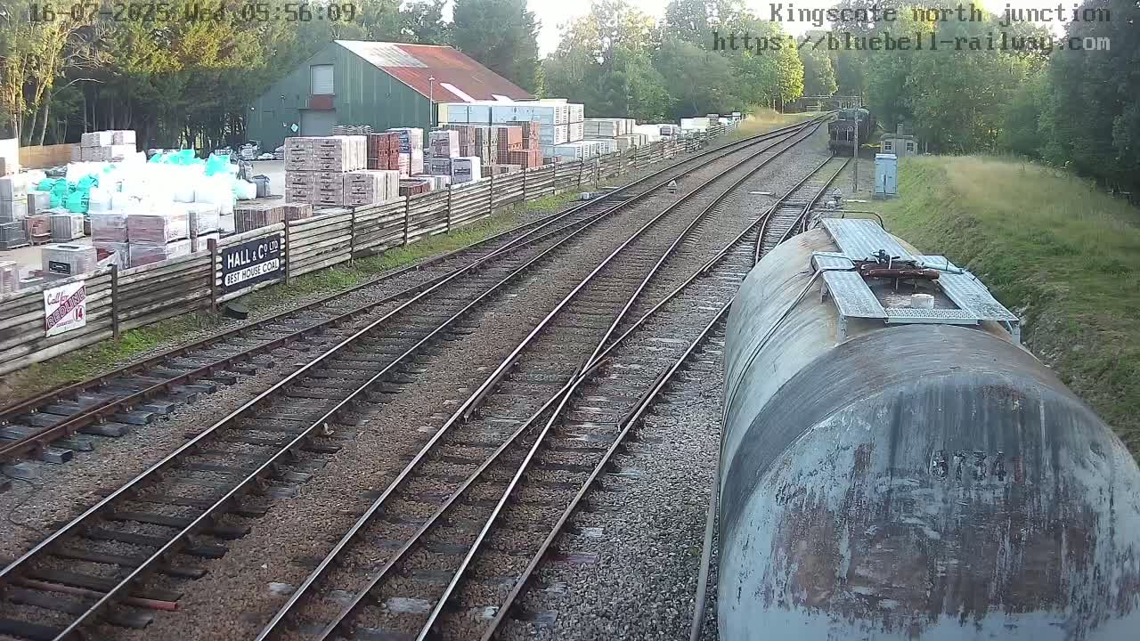 Kingscote Station , Bluebell Railway (North Junction) Live Cam - East Grinstead, Mid Sussex, West Sussex, South East, England, United Kingdom