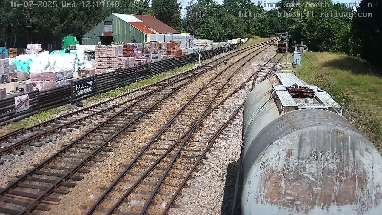 Kingscote Station , Bluebell Railway (North Junction) Live Cam - East Grinstead, Mid Sussex, West Sussex, South East, England, United Kingdom