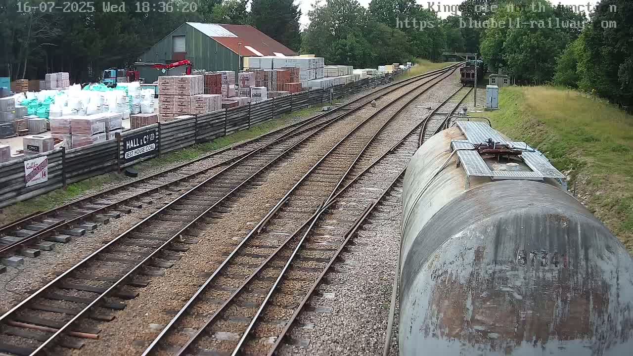 Kingscote Station , Bluebell Railway (North Junction) Live Cam - East Grinstead, Mid Sussex, West Sussex, South East, England, United Kingdom