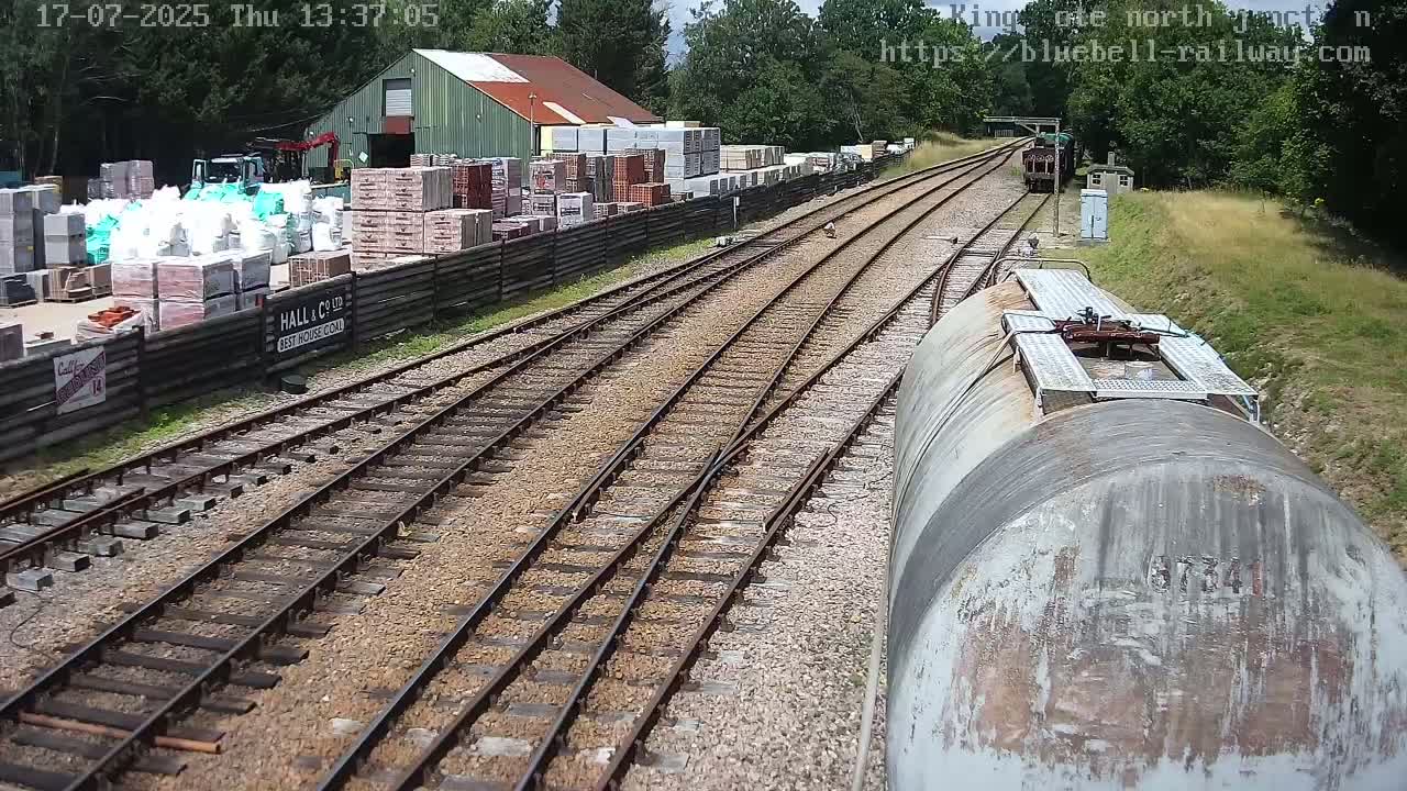 Kingscote Station , Bluebell Railway (North Junction) Live Cam - East Grinstead, Mid Sussex, West Sussex, South East, England, United Kingdom