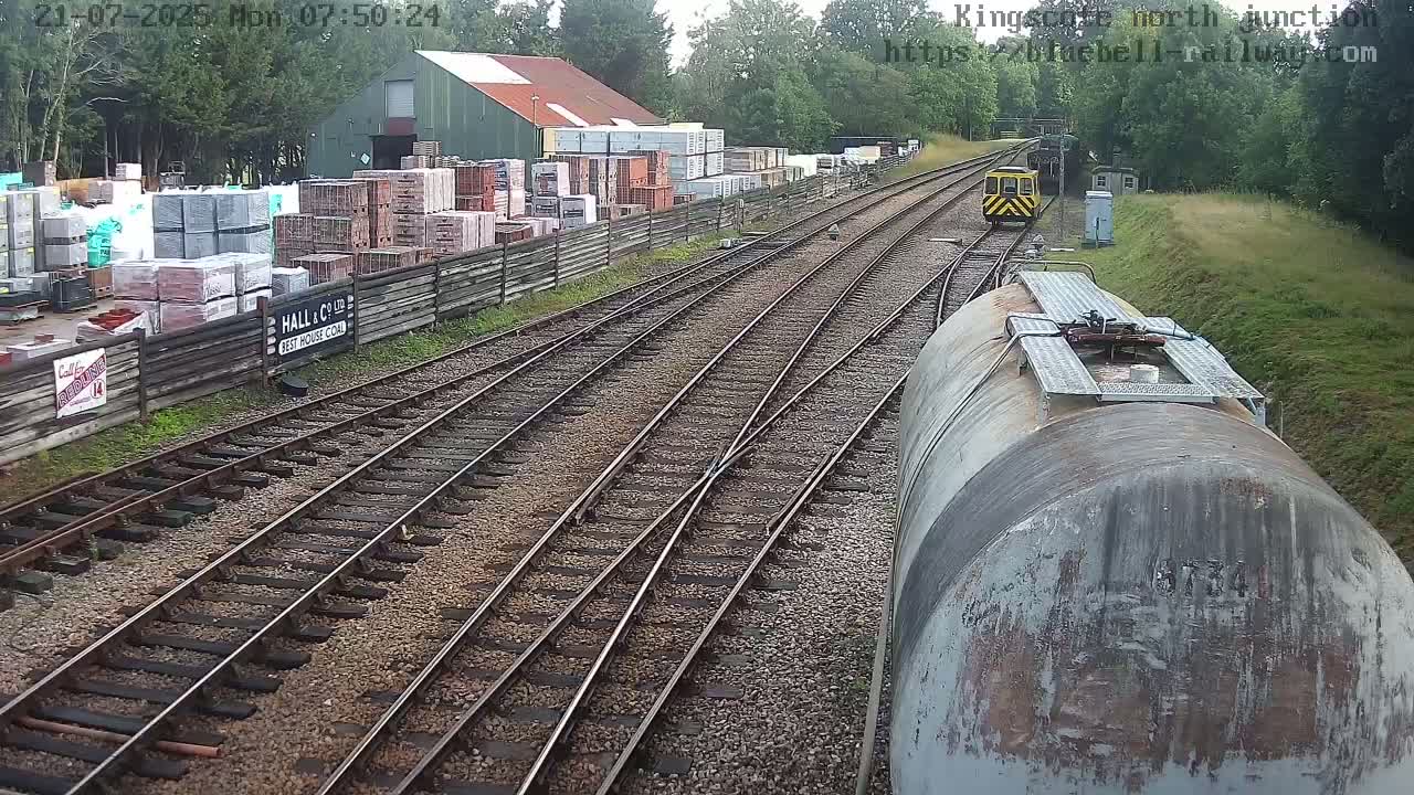 Kingscote Station , Bluebell Railway (North Junction) Live Cam - East Grinstead, Mid Sussex, West Sussex, South East, England, United Kingdom