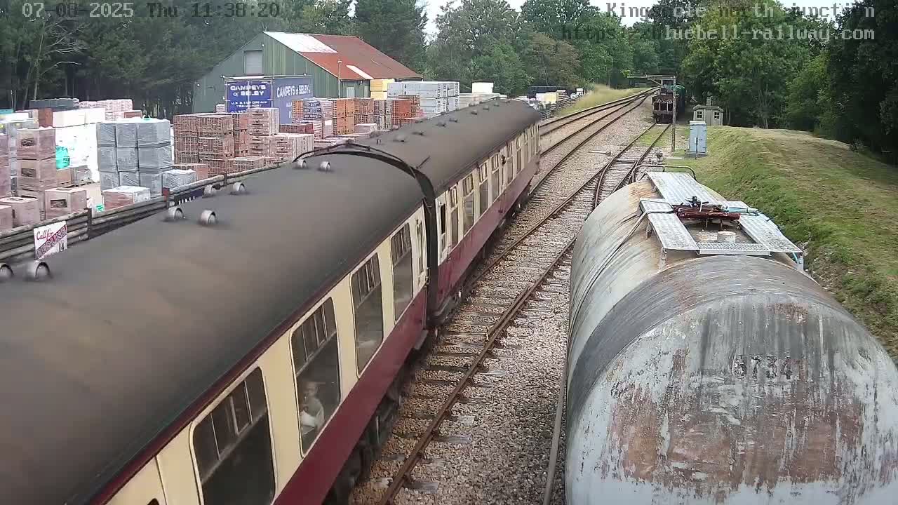Kingscote Station , Bluebell Railway (North Junction) Live Cam - East Grinstead, Mid Sussex, West Sussex, South East, England, United Kingdom