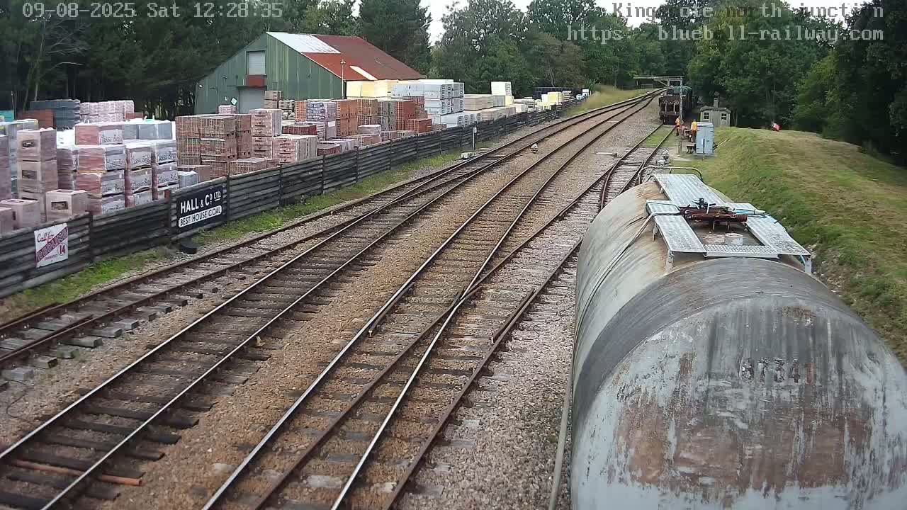 Kingscote Station , Bluebell Railway (North Junction) Live Cam - East Grinstead, Mid Sussex, West Sussex, South East, England, United Kingdom