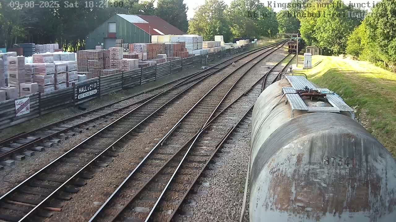 Kingscote Station , Bluebell Railway (North Junction) Live Cam - East Grinstead, Mid Sussex, West Sussex, South East, England, United Kingdom