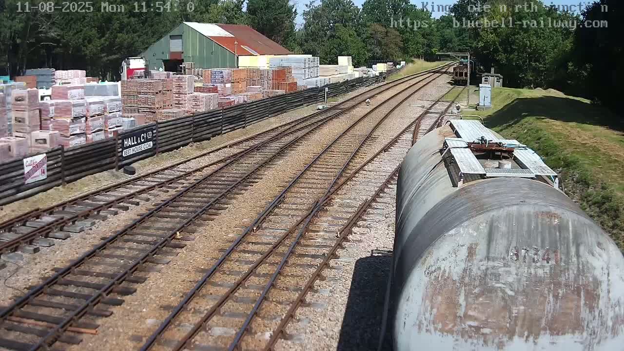 Kingscote Station , Bluebell Railway (North Junction) Live Cam - East Grinstead, Mid Sussex, West Sussex, South East, England, United Kingdom