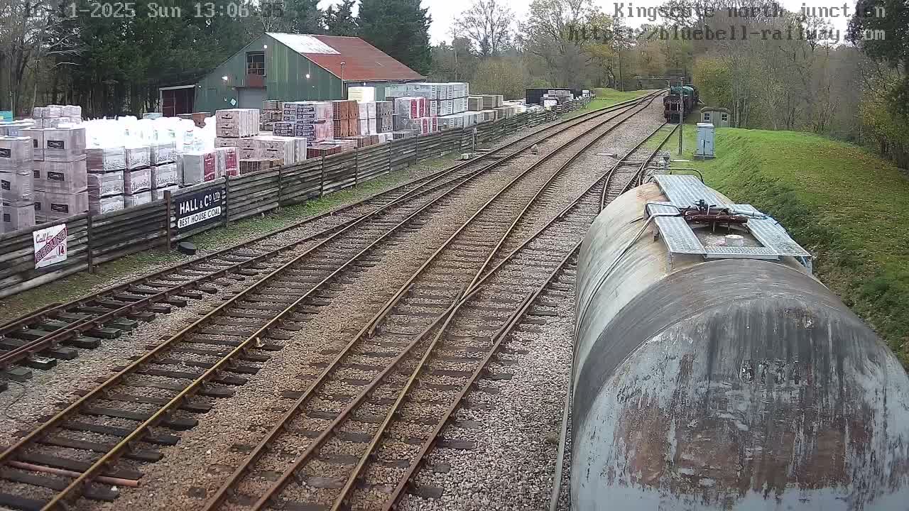 Kingscote Station , Bluebell Railway (North Junction) Live Cam - East Grinstead, Mid Sussex, West Sussex, South East, England, United Kingdom