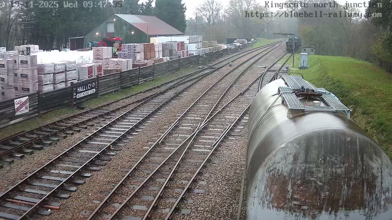 Kingscote Station , Bluebell Railway (North Junction) Live Cam - East Grinstead, Mid Sussex, West Sussex, South East, England, United Kingdom