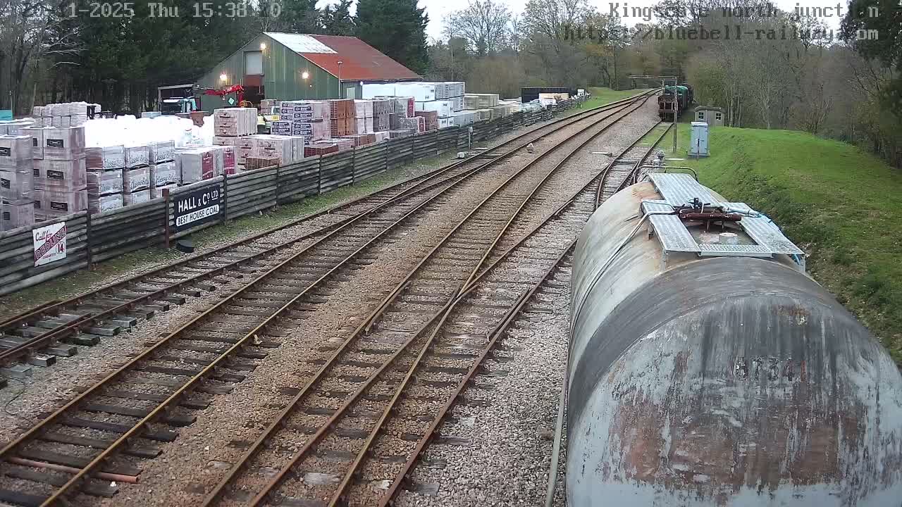 Kingscote Station , Bluebell Railway (North Junction) Live Cam - East Grinstead, Mid Sussex, West Sussex, South East, England, United Kingdom