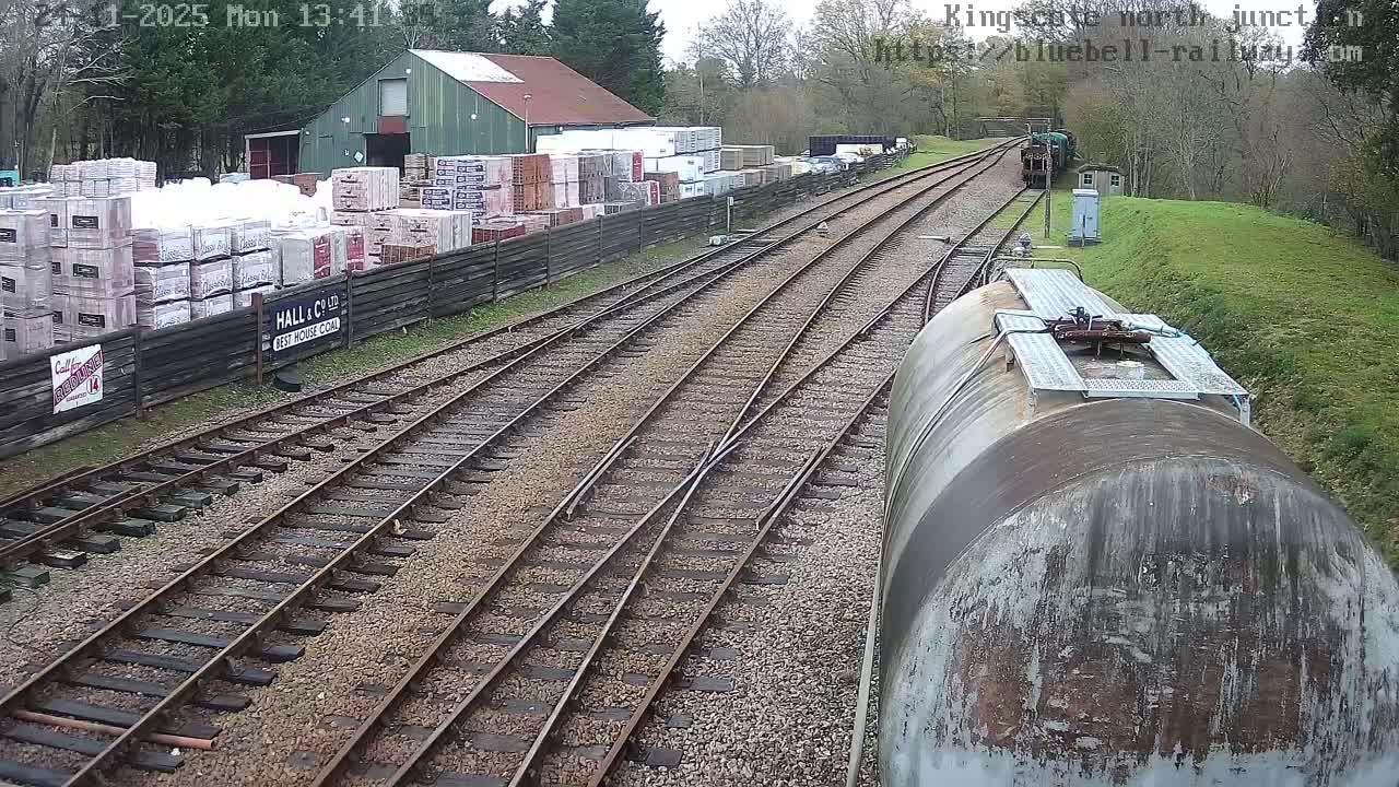 Kingscote Station , Bluebell Railway (North Junction) Live Cam - East Grinstead, Mid Sussex, West Sussex, South East, England, United Kingdom
