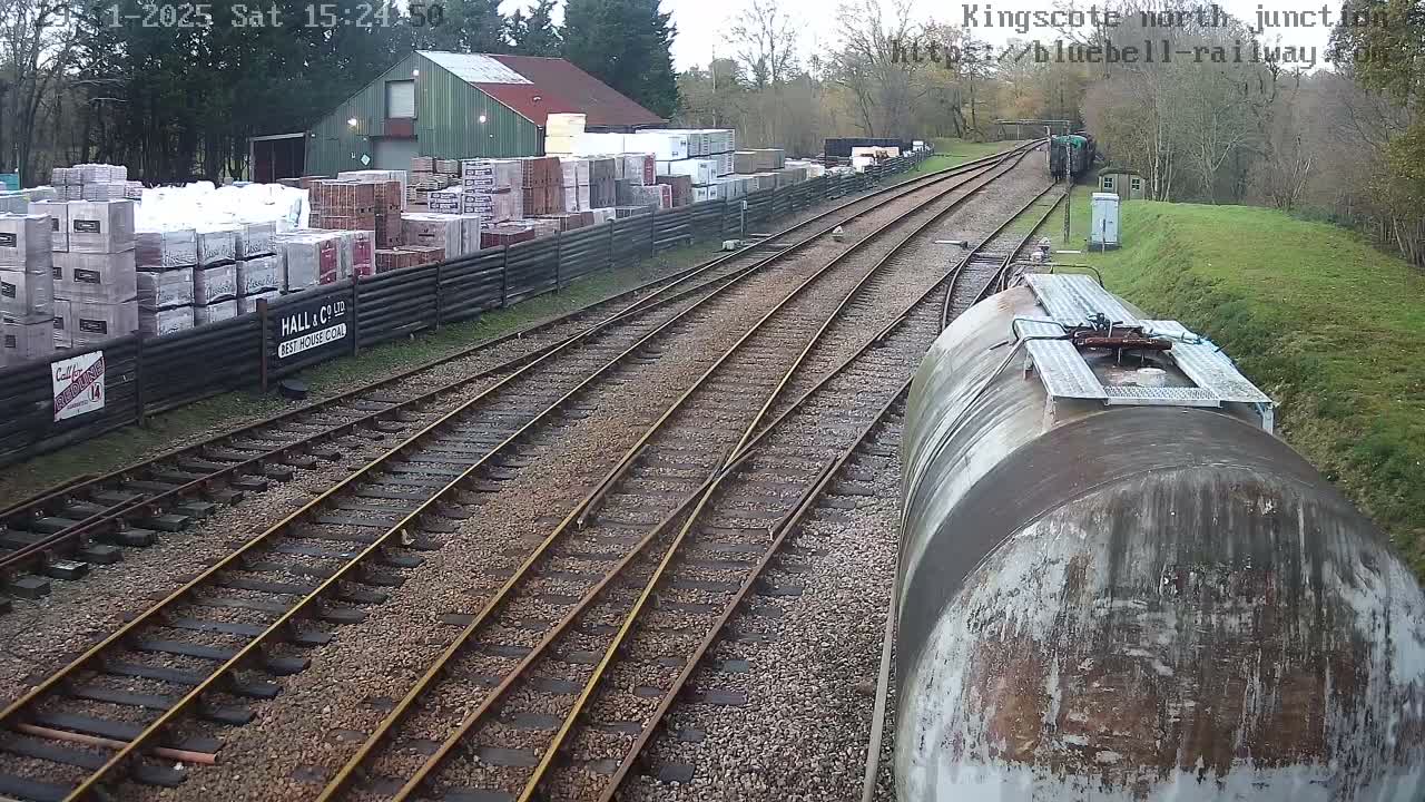 Kingscote Station , Bluebell Railway (North Junction) Live Cam - East Grinstead, Mid Sussex, West Sussex, South East, England, United Kingdom