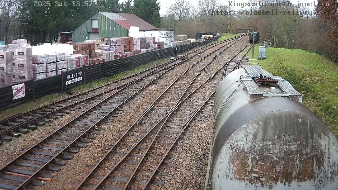 Kingscote Station , Bluebell Railway (North Junction) Live Cam - East Grinstead, Mid Sussex, West Sussex, South East, England, United Kingdom