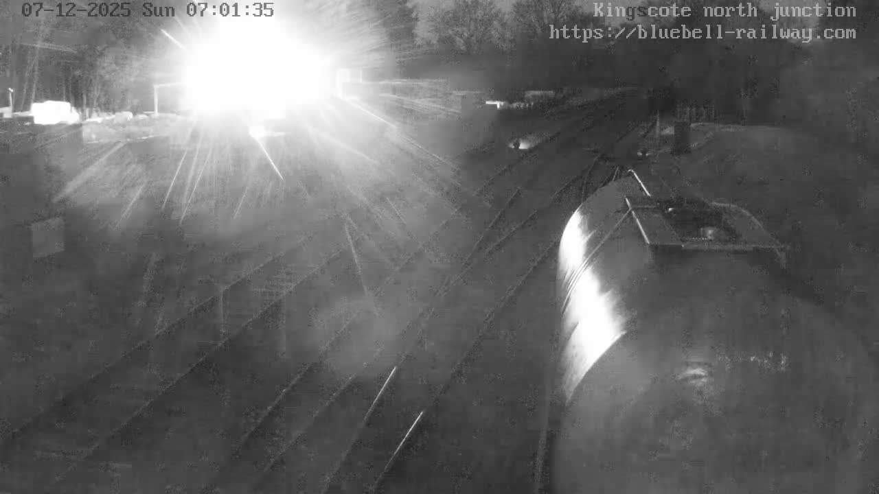 Kingscote Station , Bluebell Railway (North Junction) Live Cam - East Grinstead, Mid Sussex, West Sussex, South East, England, United Kingdom