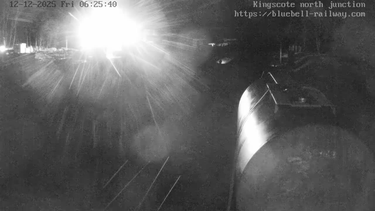 Kingscote Station , Bluebell Railway (North Junction) Live Cam - East Grinstead, Mid Sussex, West Sussex, South East, England, United Kingdom