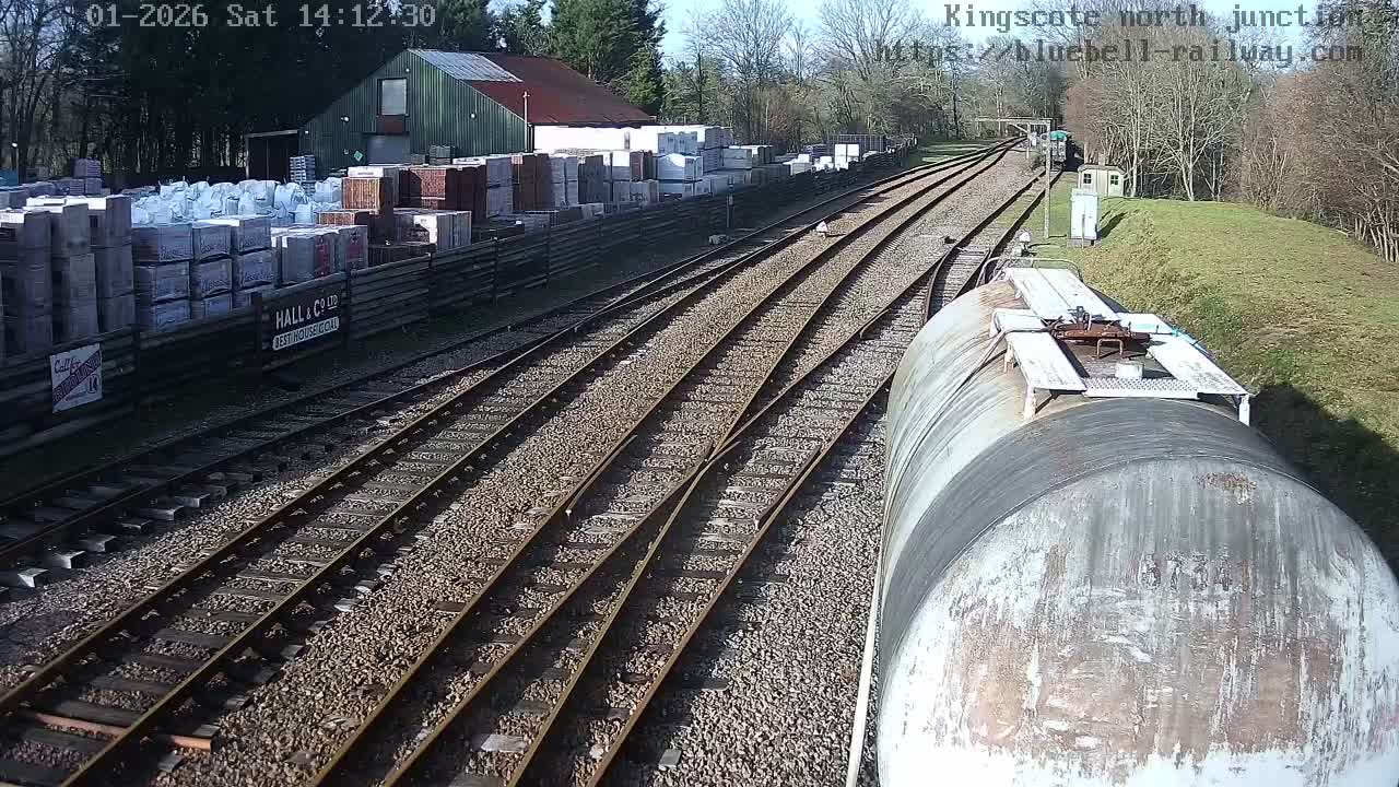 Kingscote Station , Bluebell Railway (North Junction) Live Cam - East Grinstead, Mid Sussex, West Sussex, South East, England, United Kingdom