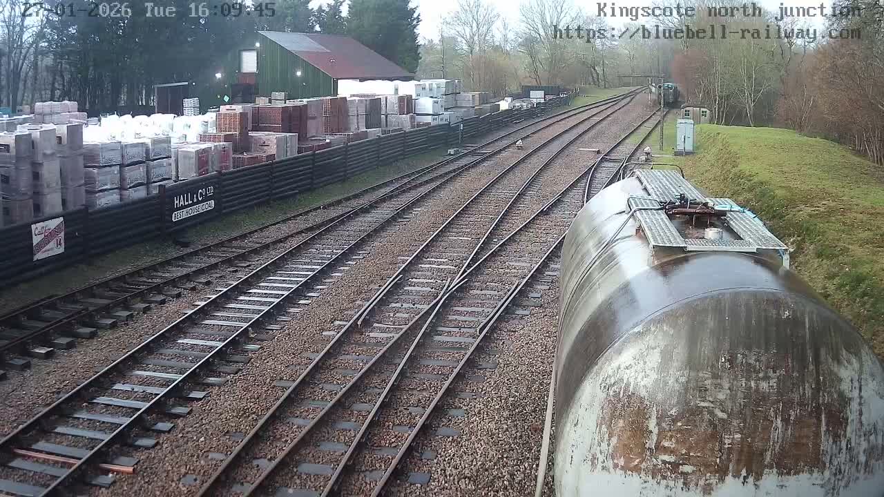 Kingscote Station , Bluebell Railway (North Junction) Live Cam - East Grinstead, Mid Sussex, West Sussex, South East, England, United Kingdom