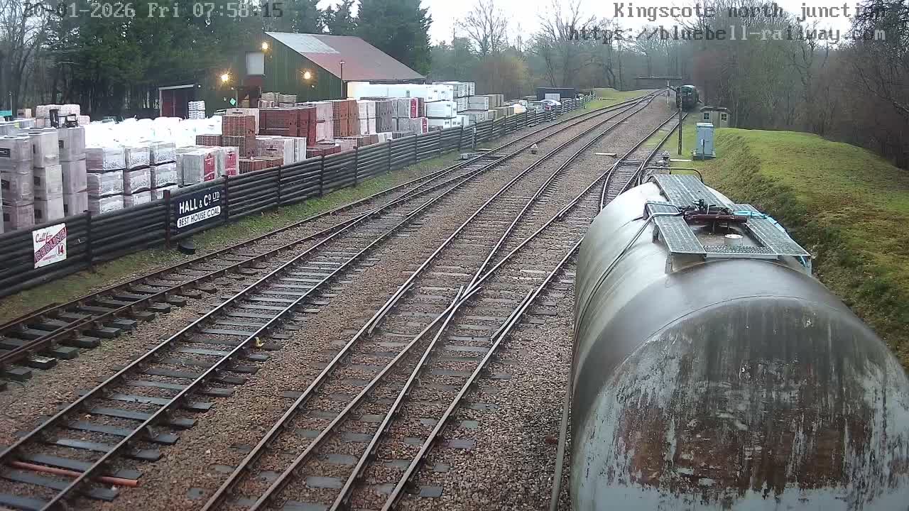 Kingscote Station , Bluebell Railway (North Junction) Live Cam - East Grinstead, Mid Sussex, West Sussex, South East, England, United Kingdom