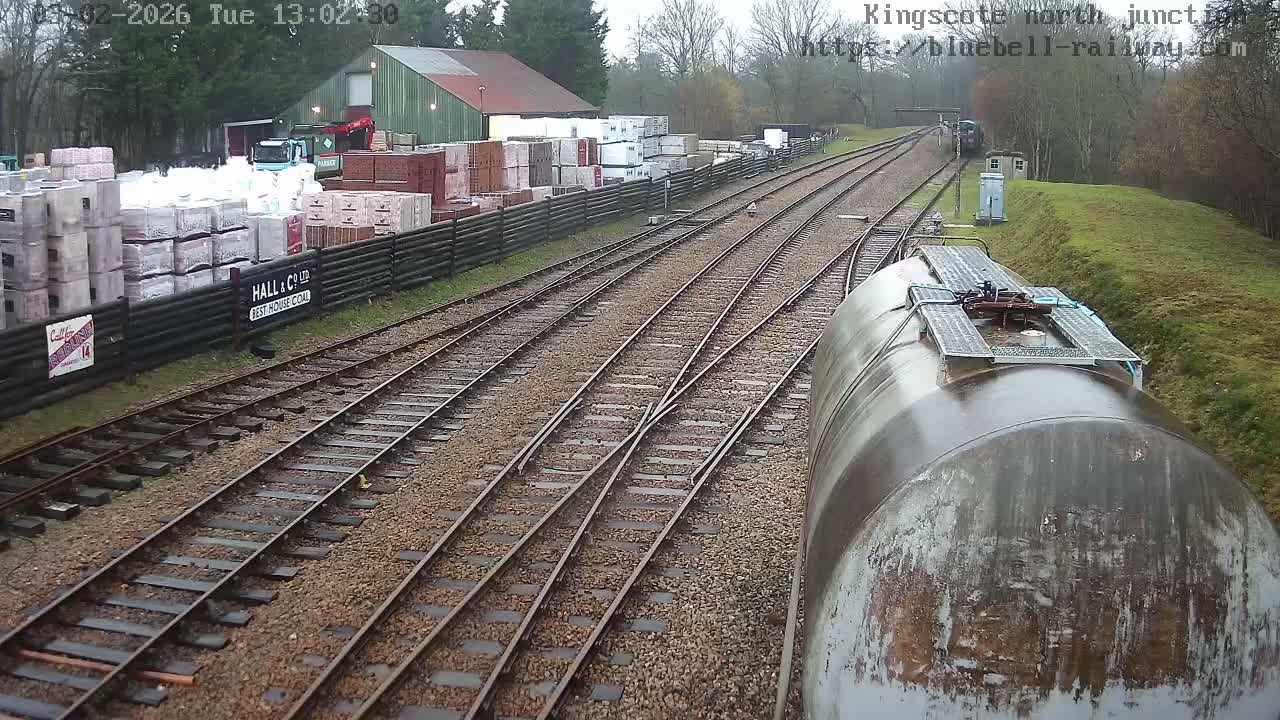 Kingscote Station , Bluebell Railway (North Junction) Live Cam - East Grinstead, Mid Sussex, West Sussex, South East, England, United Kingdom