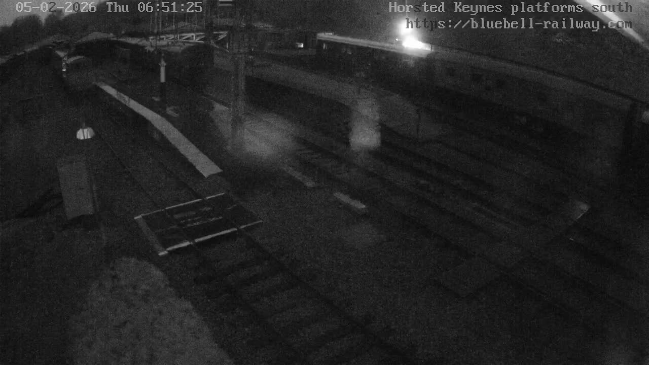 Kingscote Station , Bluebell Railway (North Junction) Live Cam - East Grinstead, Mid Sussex, West Sussex, South East, England, United Kingdom